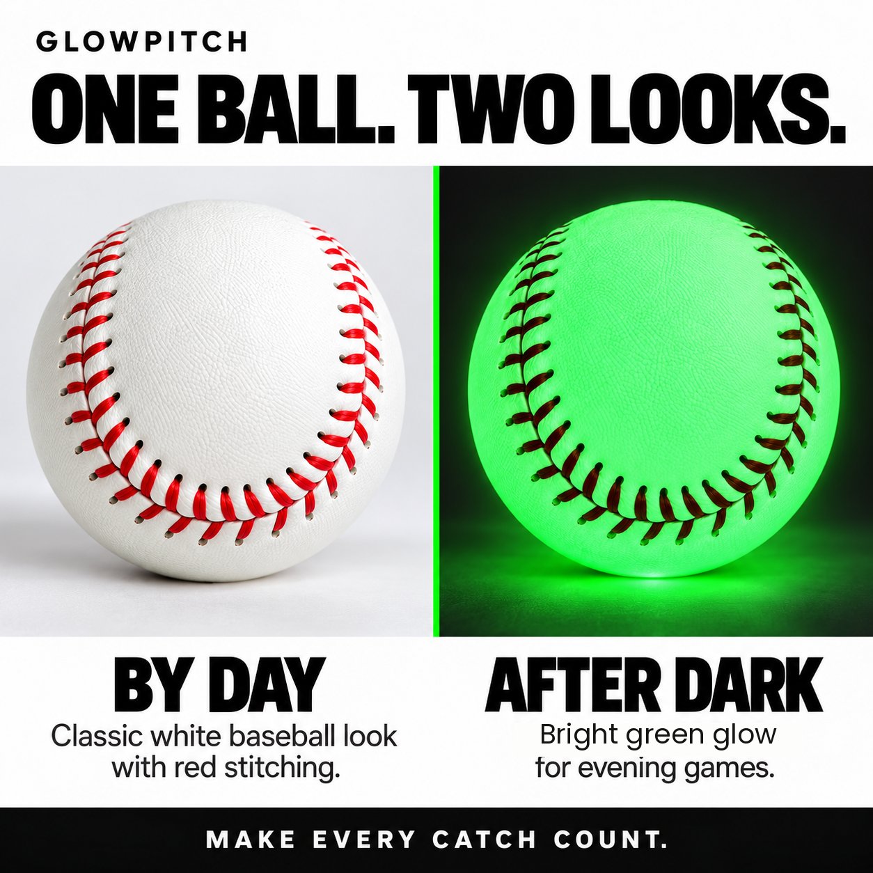 30-Day Warranty by day and after dark